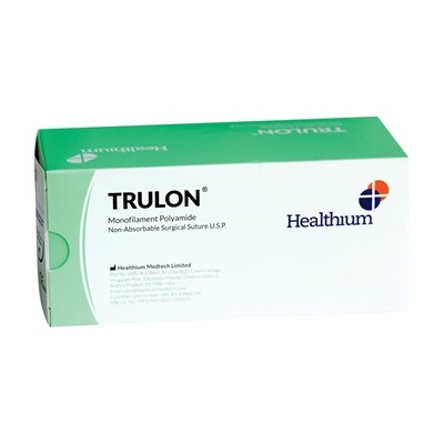 SUTURA TRULON 3/0 3/8C TR DS25 45CM BLU
