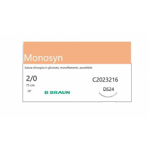 MONOSYN ASSORBIBILE INCOLORE 2/0 (3) 70CM DS24