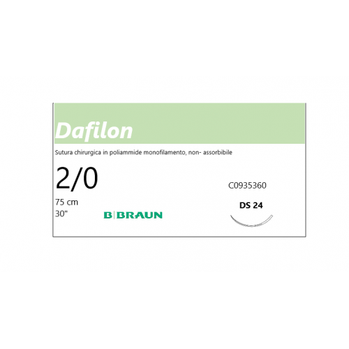 DAFILON MONOFILAMENTO BLU 2/0 (3) 75CM DS24